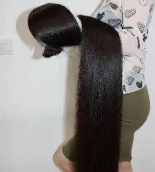 剪下的1.7米长1斤多重极品长发-狠狠爱李4736