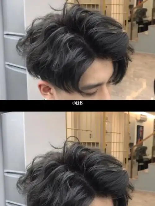 男孩子一定要尝试的发型蝴蝶烫三七分