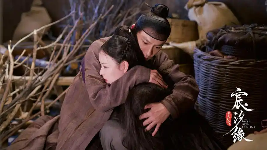 电视剧《宸汐缘》九宸,桃林小仙带文字凄美剧照 倪妮,张震,电视剧照