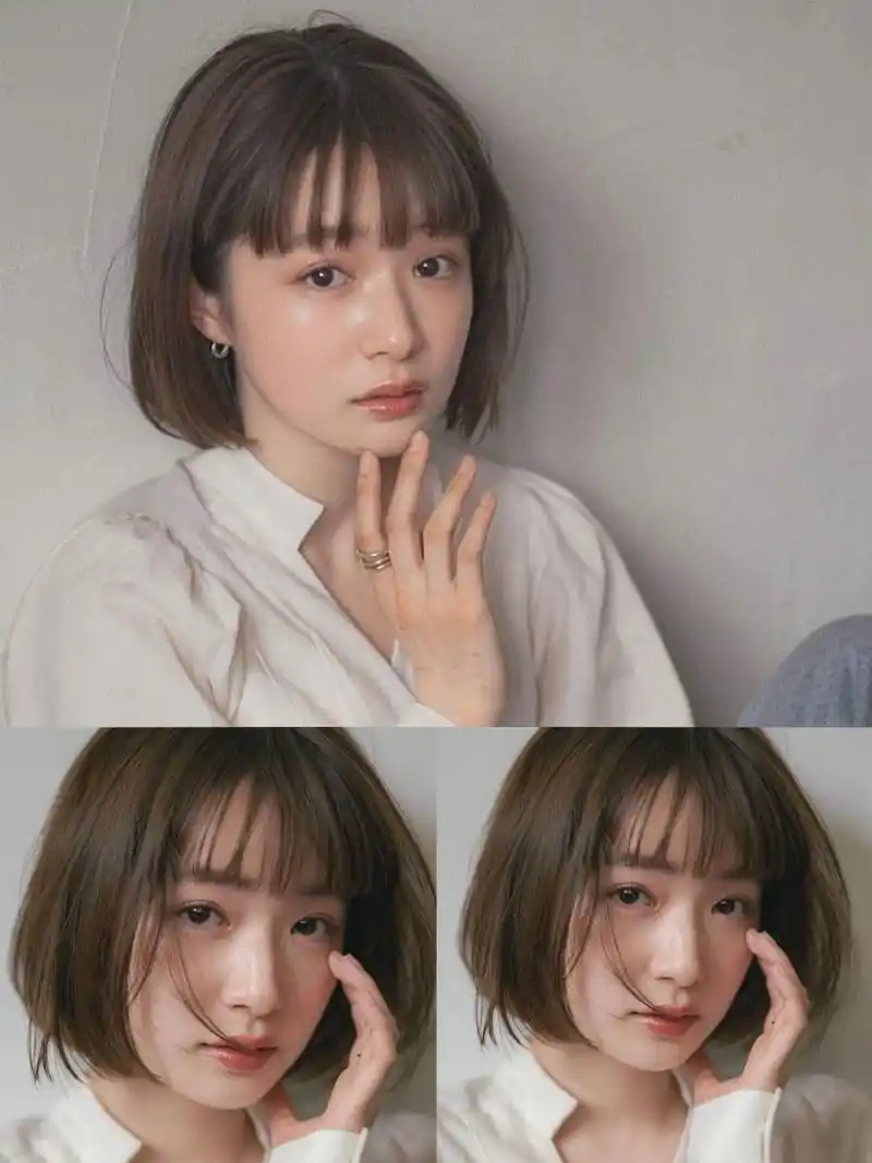 日系发型分享 短发发型