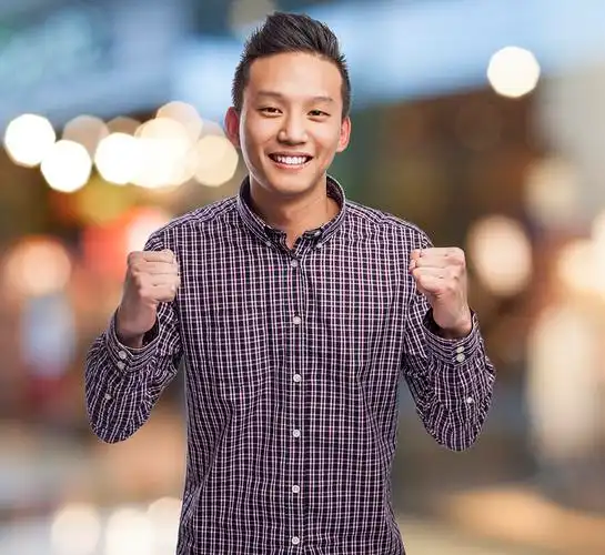 男人,庆贺,头像,年轻,亚洲人_高清图片_全景视觉