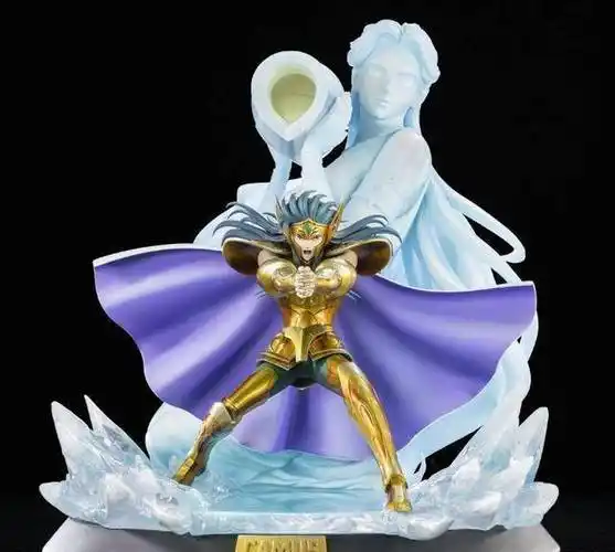 圣斗士:水瓶座卡妙曙光女神之宽恕雕像赏析高达半米土豪专属_绝对零度