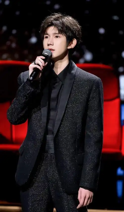 歌手及演员@tfboys-王源佩戴bvlgari宝格丽珠宝亮相#上海国际电影节