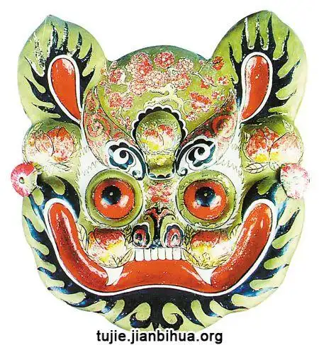 陕西宝鸡社火面具图片欣赏第4页