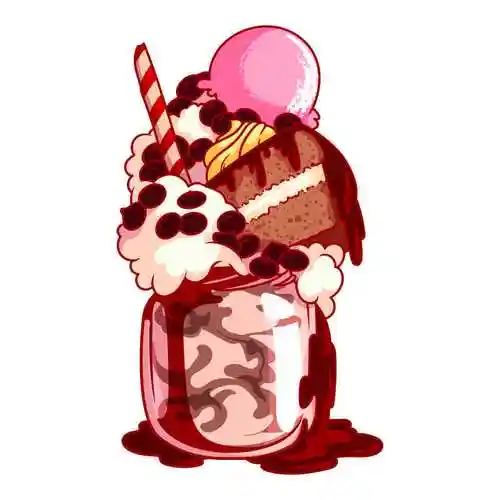 抽象矢量冰淇淋的折扣销售券设计