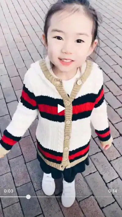 lucky长大了#, #戚薇# 女儿5岁了,越来越香戚哥,戚哥不仅气场强大