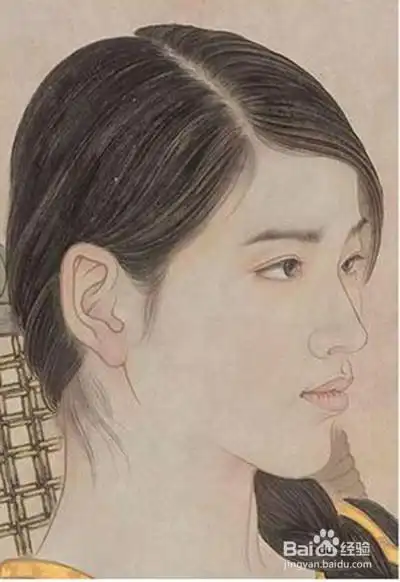 工笔人物脸部上色步骤