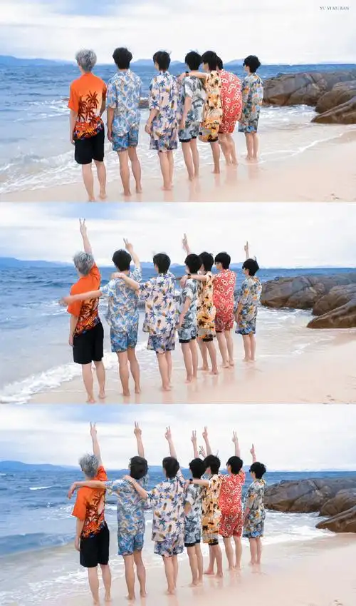 背对地球奔跑98原来看海的人 比海更温柔@时代少年团#时代少年团团