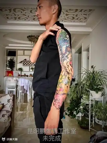 新传统花臂彩色花臂