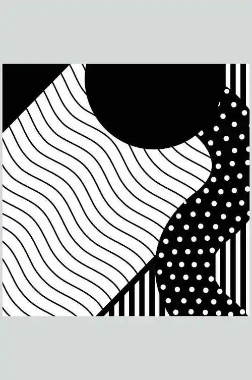 黑白线条风格海报图片-黑白线条风格海报设计素材-黑白线条风格海报