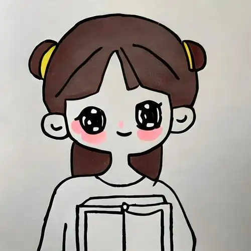 简笔画卡通人物可爱女孩