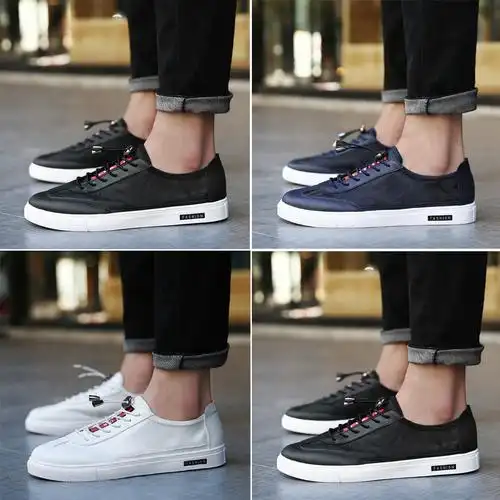 2017年春季新品男士小白鞋休闲轻便板鞋百搭时尚男潮鞋外贸