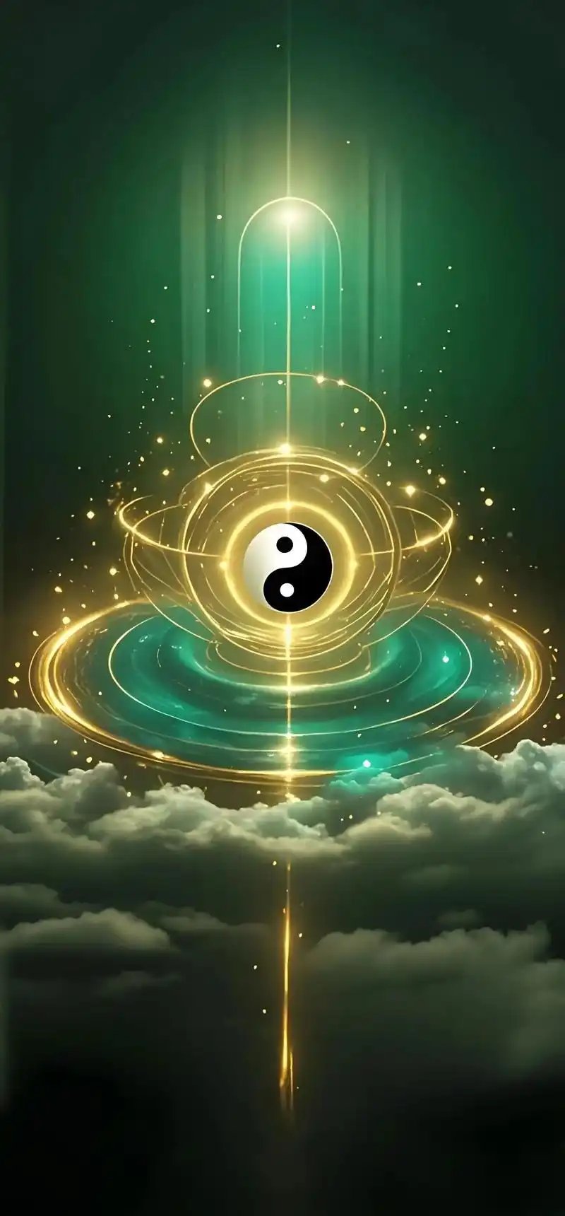 金灿太极.太极图壁纸希望大家喜欢#每日运势 #运势早知道 #