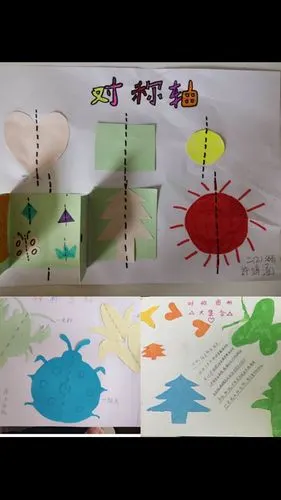 家中玩"对称"发现生活美---"停课不停学"第六周二年级数学实践活动