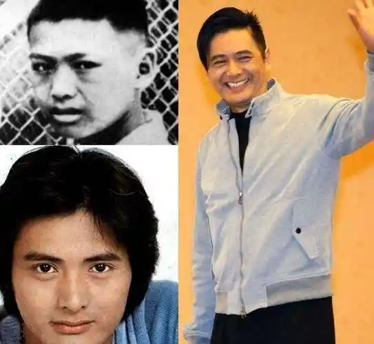 周润发,小时候看着有点忧郁