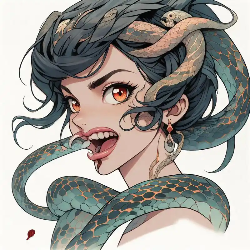 97蛇女头像,神秘又迷人95