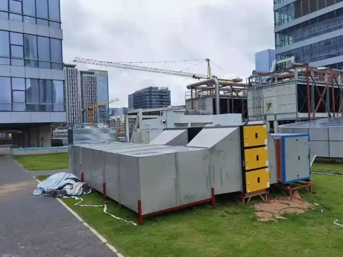 油烟净化器安装好的图片-案例分享-正确安装油烟净化器