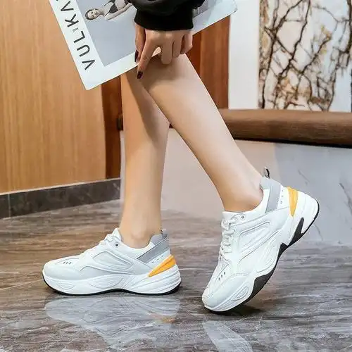 青春少女初中生高中生大学生港风复古街拍老爹鞋女韩版ulzzang运动鞋