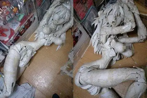 日宅花4年自制eva明日香等身大手办