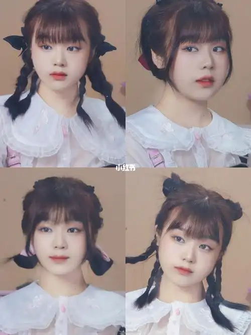 lolita日常发型教程短发真发