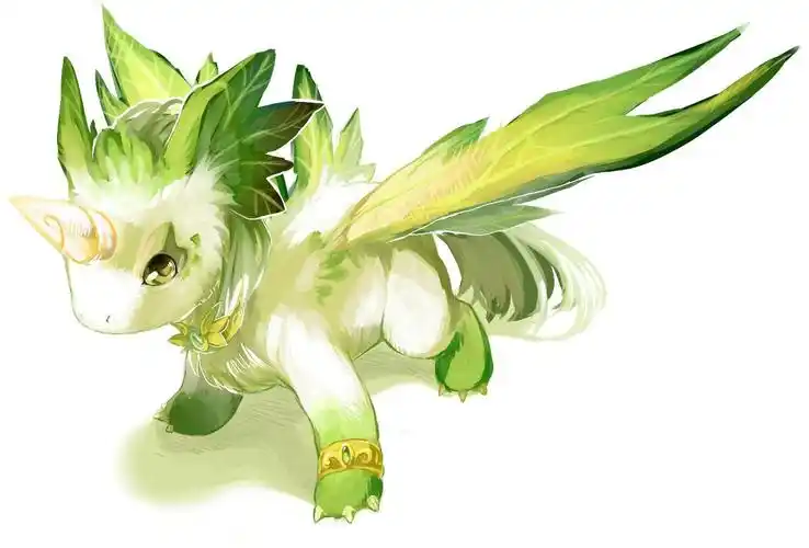 翡翠龙插画图片壁纸