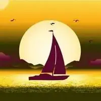 圆钻满钻日出n海边倒影钻石风景头像唯美的日出微信头像日出大海头像