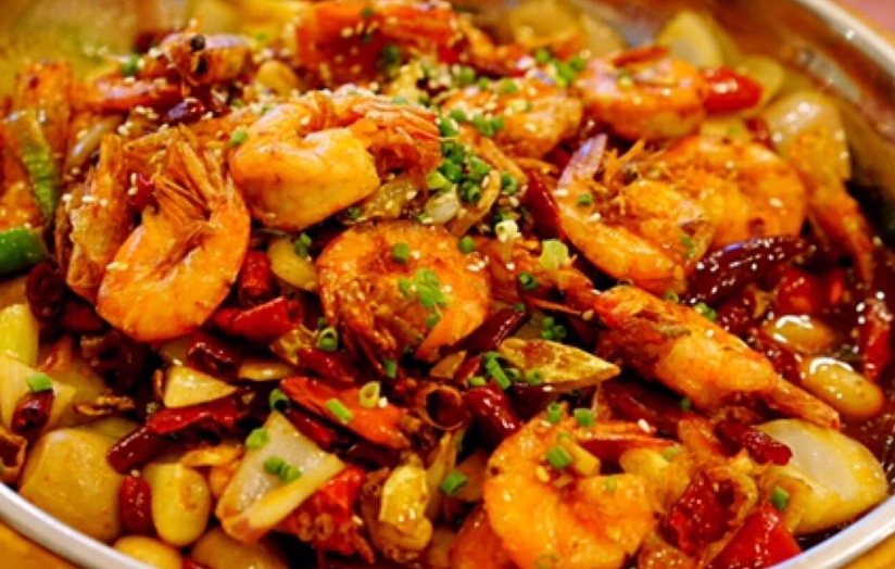 香辣基围虾,鲜香麻辣,好吃到上瘾