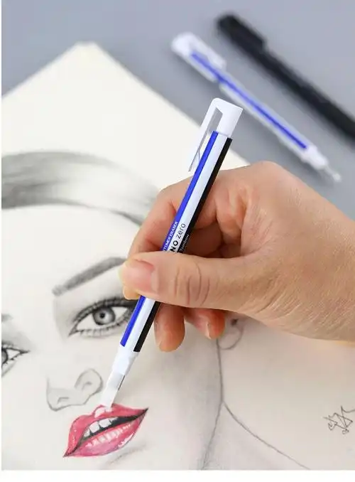 日本蜻蜓橡皮 mono高光橡皮笔 素描橡皮 方头圆头笔型橡皮自动橡皮擦