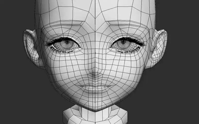 3dmax人物建模 从零开始一步步教你制作人头五官模型 零基础适用超