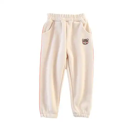 女童幼儿园裤子春秋季外穿洋气宝宝纯棉卫裤运动裤单薄款儿童长裤