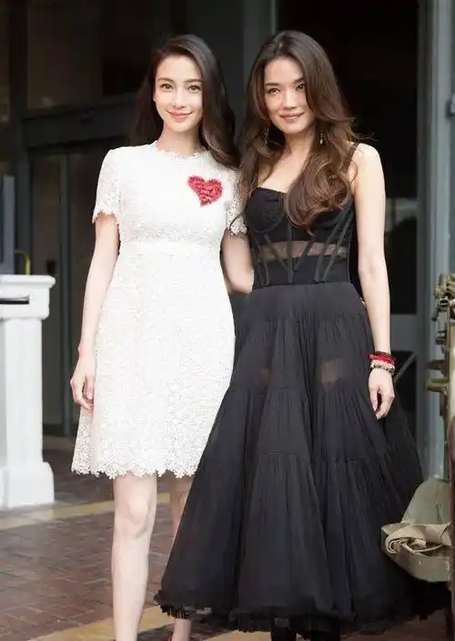 张舒淇angelababy一张硬的过猛和一张轻松随意的姜_女神像_感觉_年龄