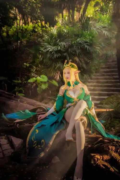 王者荣耀王昭君cosplay 树林间的精灵