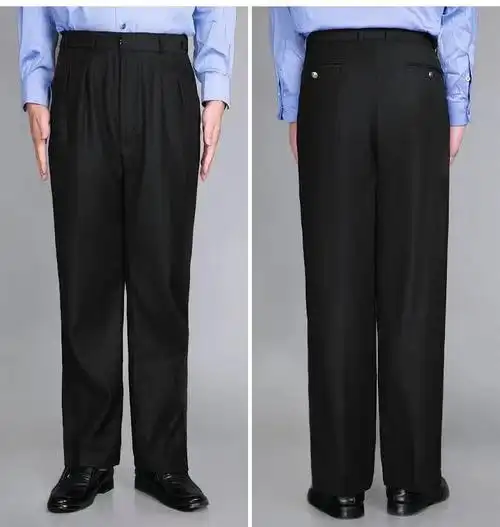 春夏执勤裤薄款男女保安秋冬治安春秋西裤腰围可调节工作裤子安保裤