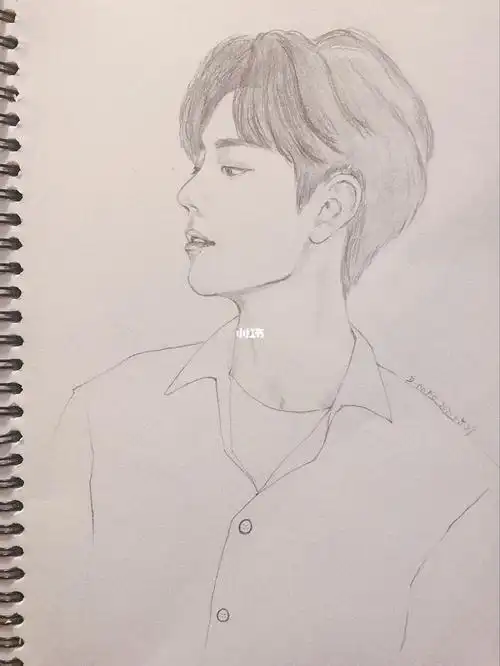 肖战|简笔画肖战简笔画漫画头像临摹肖战漫画头像文化绘画