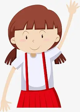 卡通装饰人物介绍海报设计职业女png英语课堂ppt装饰psdjpg卡通背景