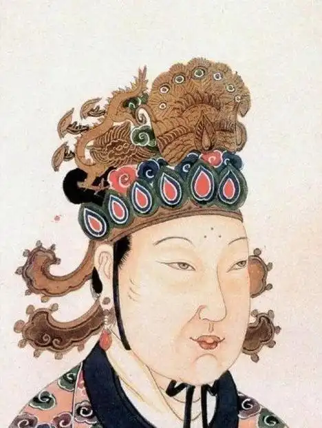 ai还原武则天真人画像,历史上唯一的女皇帝!