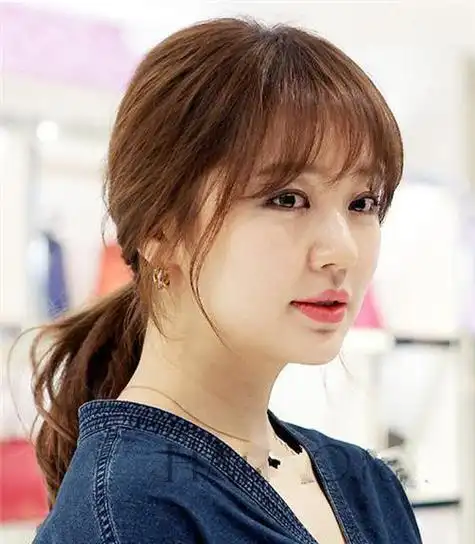 女生减龄刘海发型,修颜百搭不二之选