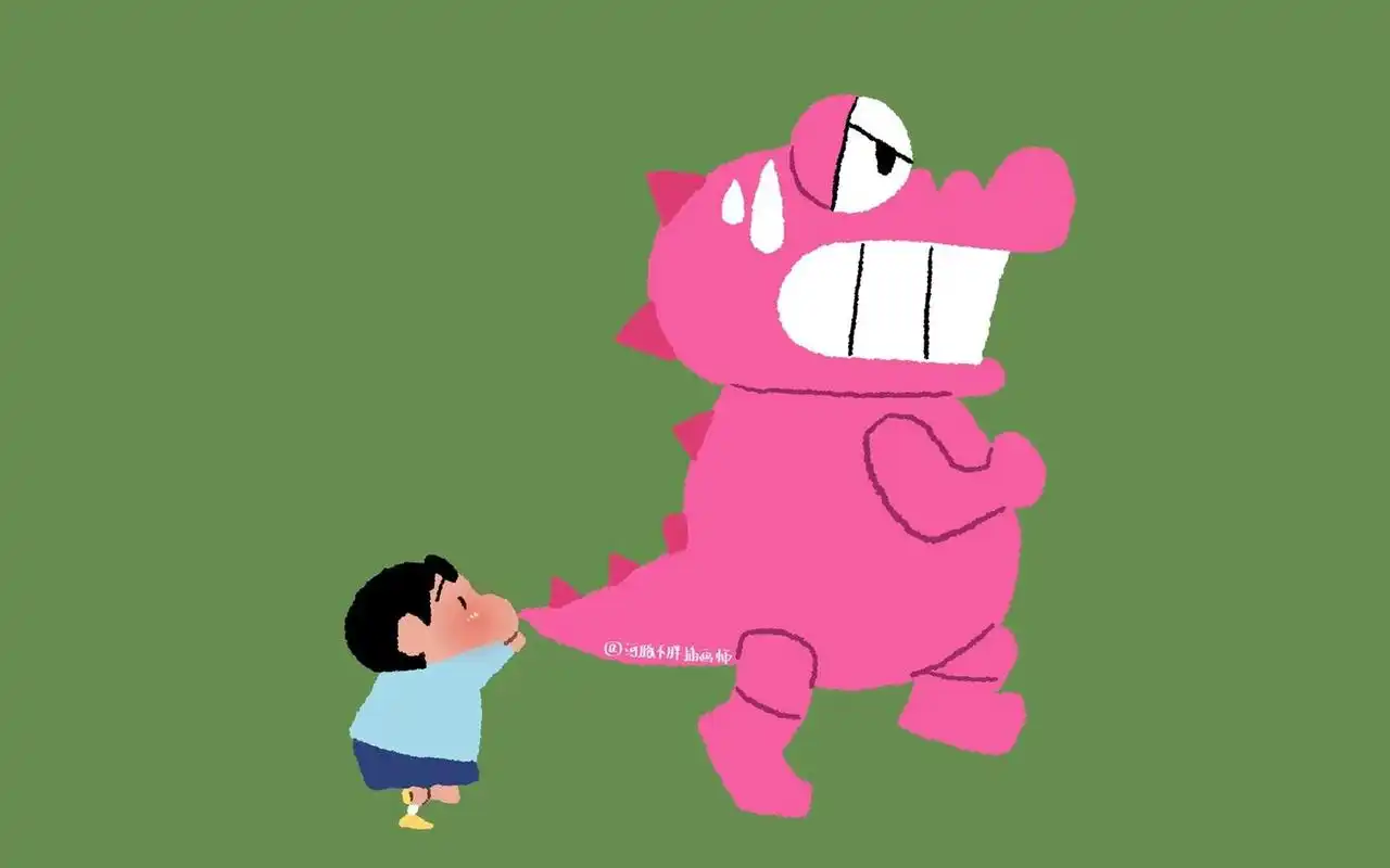 电脑壁纸# #蜡笔小新# #壁纸# #ipad壁纸# #卡通壁纸# #动漫壁