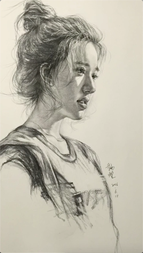 这12张素描画美的可以当手机屏保,值得收藏!