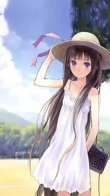 奏响生命的音符 好看的动漫女生qq皮肤图片