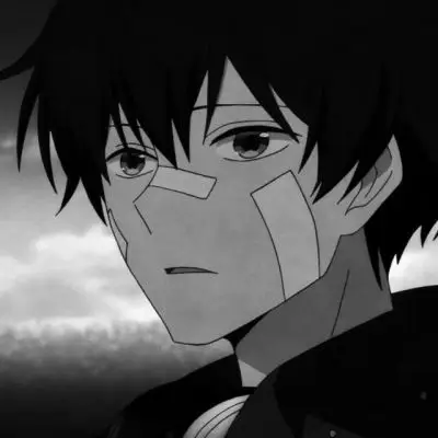 动漫男生黑白冷酷高傲的头像