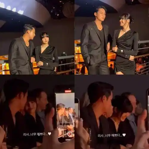 原创lisa和男爱豆互动两人显得很般配网友感叹可惜她有传闻男友