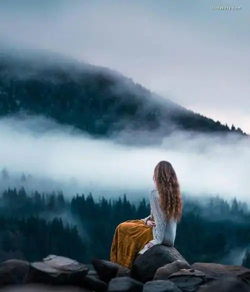 孤独的镜头一个人平静与淡然爱极了这种渺小诗意的情境