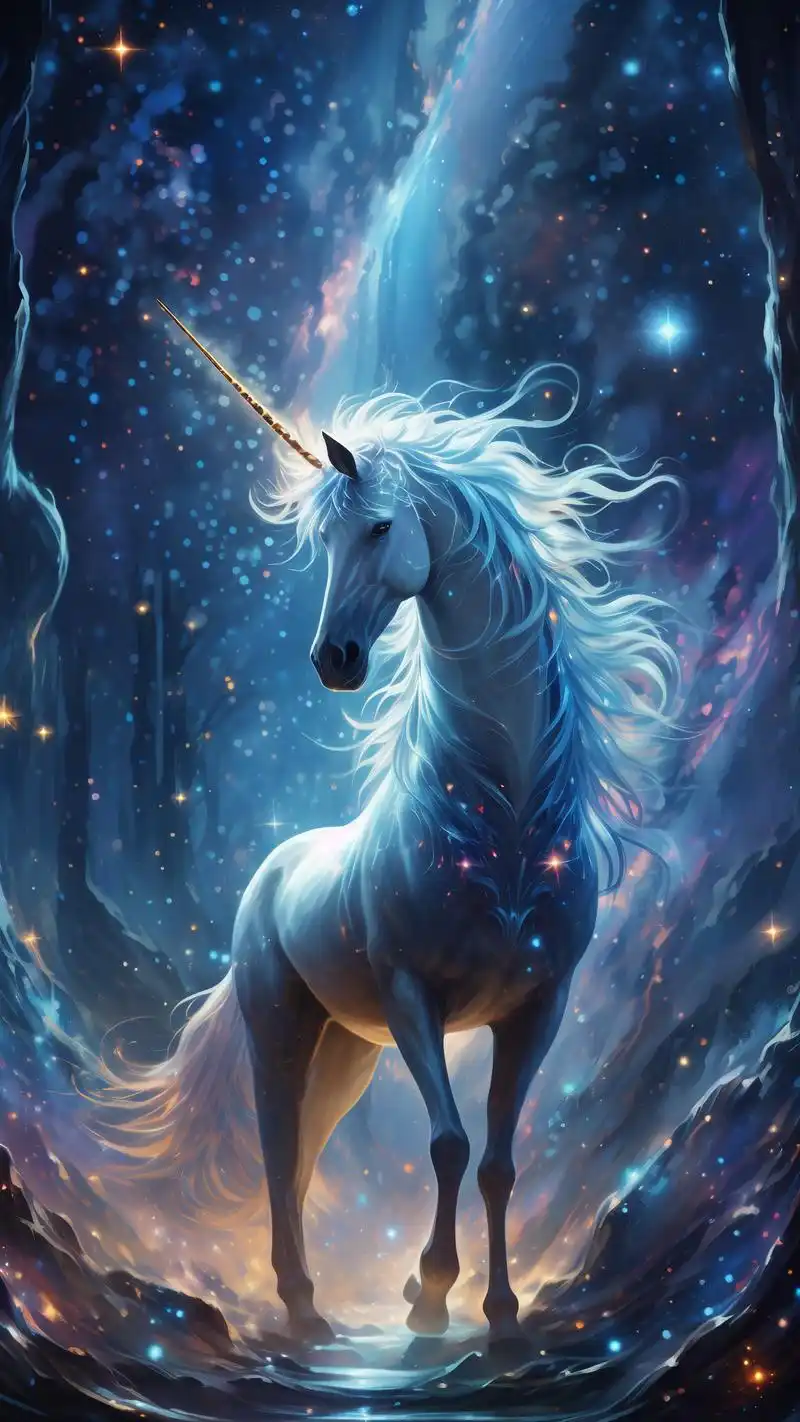 06独角兽星空壁纸,梦幻般的美!