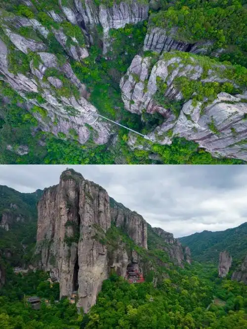 雁荡新绿春山可望##沉浸式徒步雁荡山##来雁荡山上春