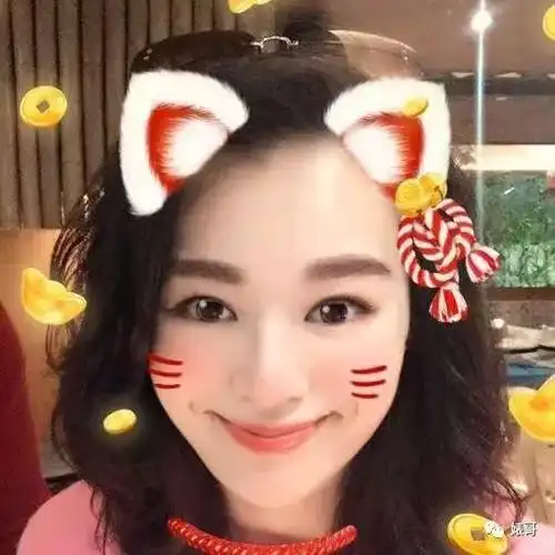 微博头像卡哇伊,认不出来这是胡杏儿啦