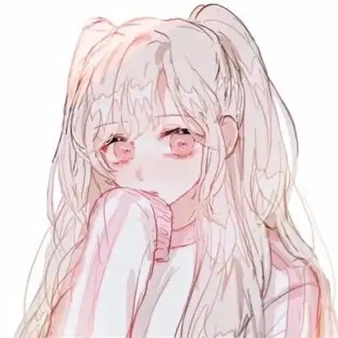 动漫情头手绘简约一对 黑白超酷一人一张分开 - 动漫头像 - 52图