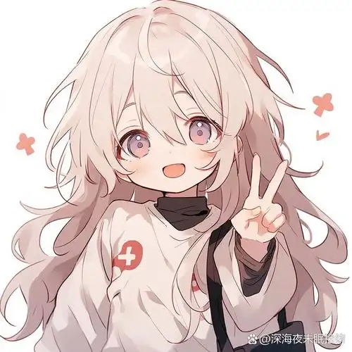 比耶版可爱头像|女