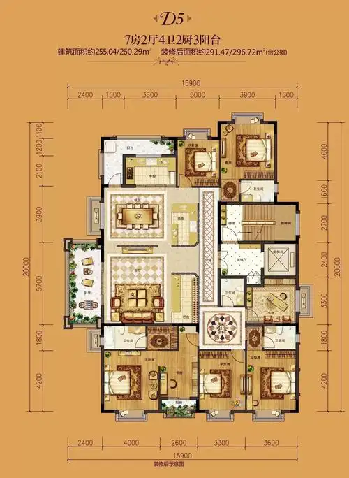 嘉和城御湖平墅一层一户仅14席
