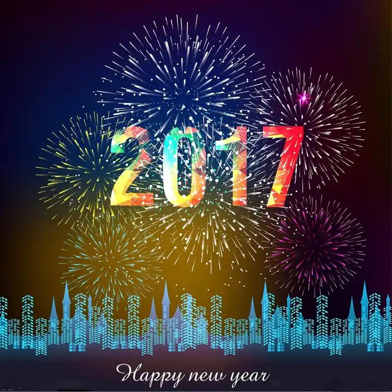 2017新年鸡年数字素材1024*1024壁纸图片 第二辑